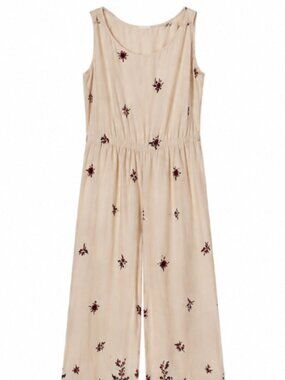Moon River Floral Wide-Leg Jumpsuit | M